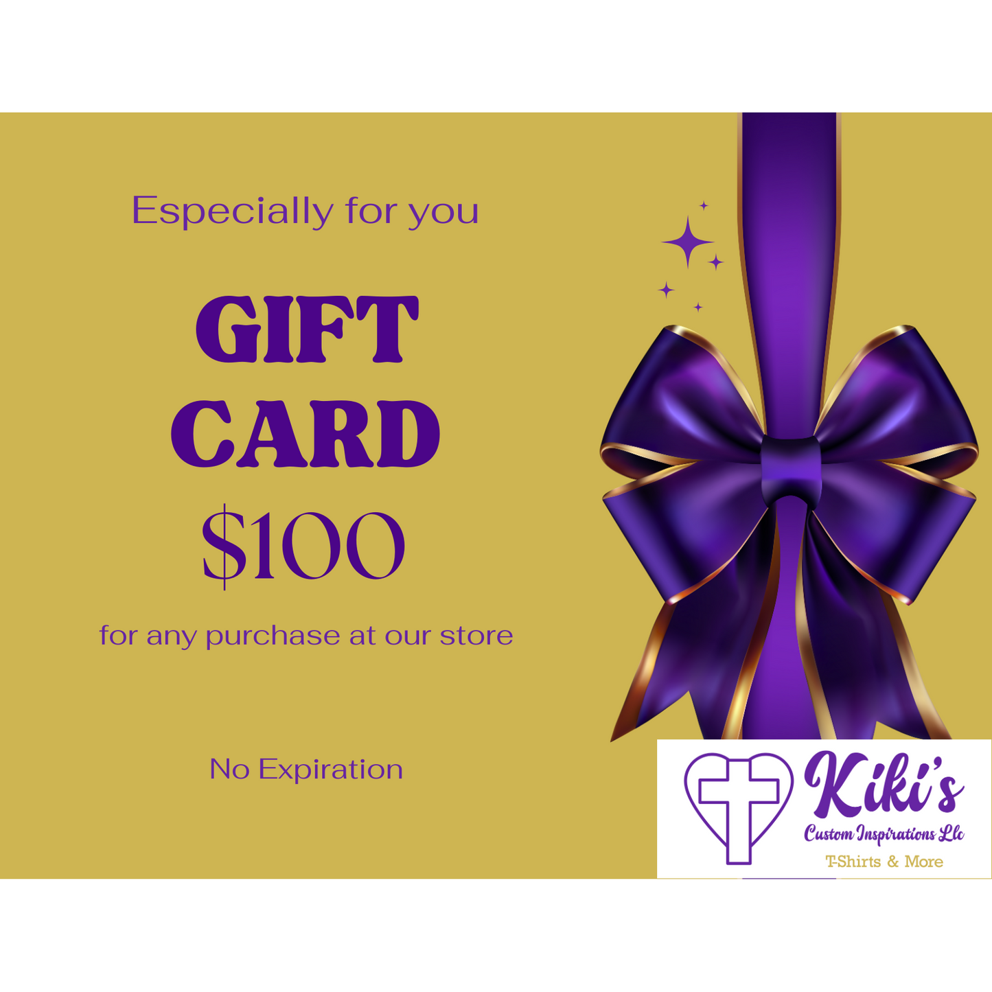 Kiki's Custom Inspirations Gift Card - Kiki's Custom Inspirations
