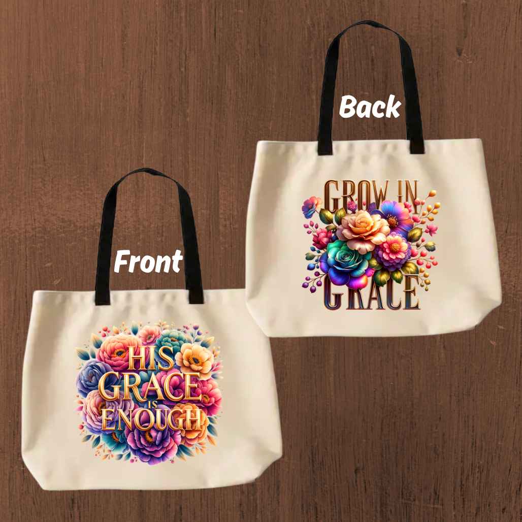Grace Tote Bag - Kiki's Custom Inspirations
