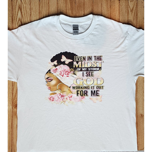 God's Working it Out T-shirt - Kiki's Custom Inspirations God's Working it Out T-shirt - Kiki's Custom Inspirations