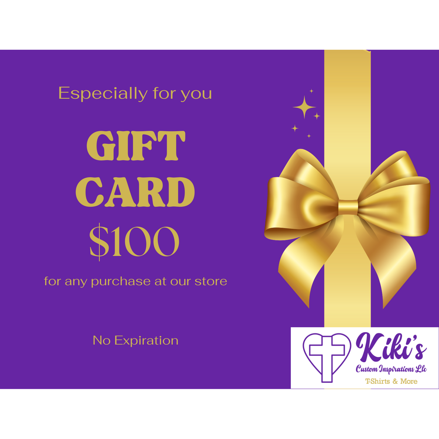 Kiki's Custom Inspirations Gift Card - Kiki's Custom Inspirations