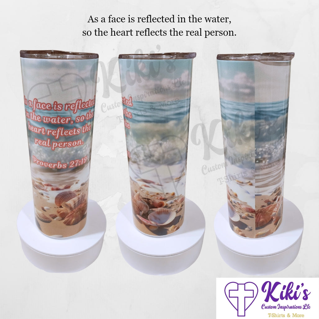Reflection Beach Tumbler - Kiki's Custom Inspirations