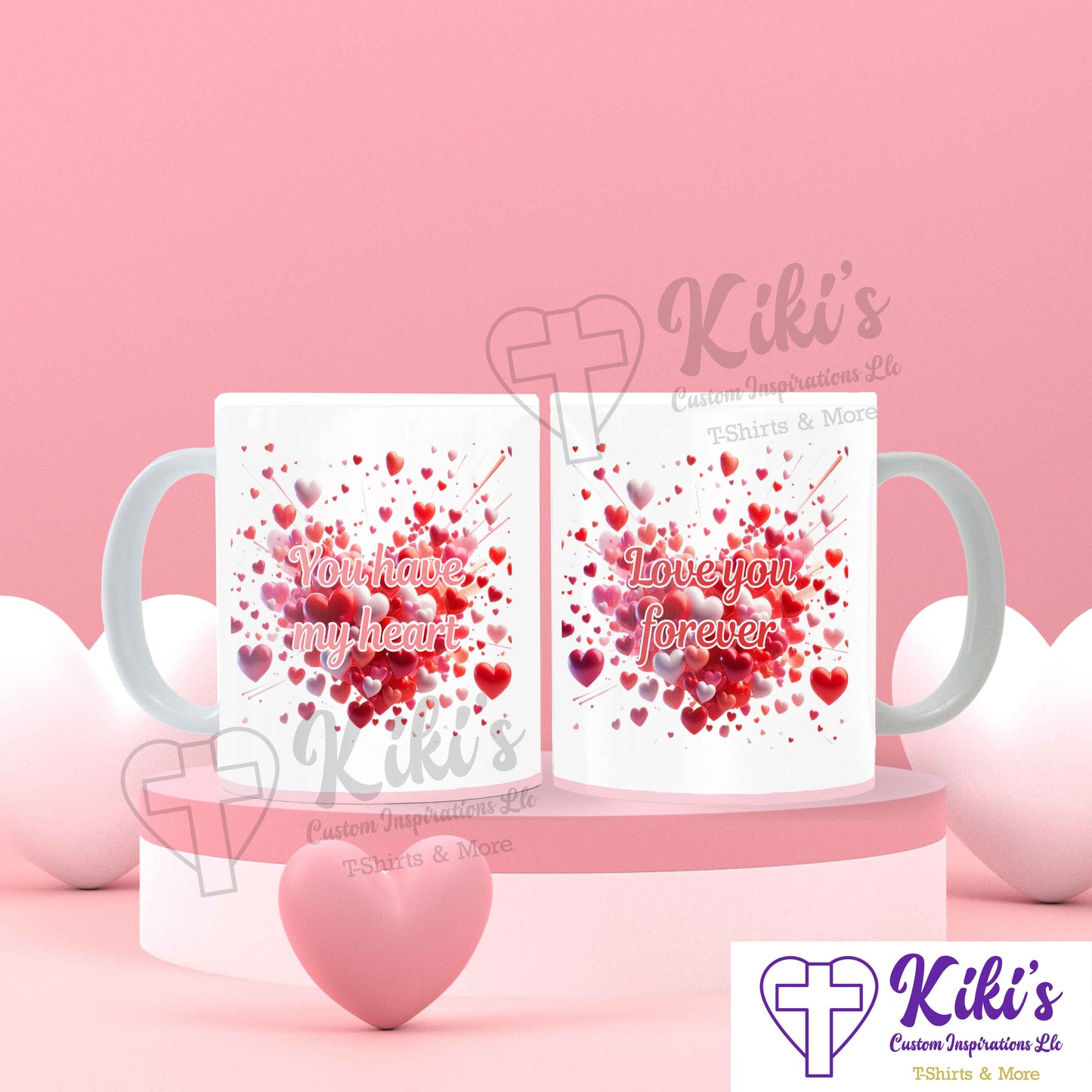 Heart Explosion Mug - Kiki's Custom Inspirations