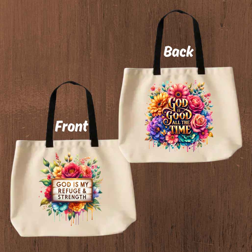 God Is Tote Bag - Kiki's Custom Inspirations tote bag