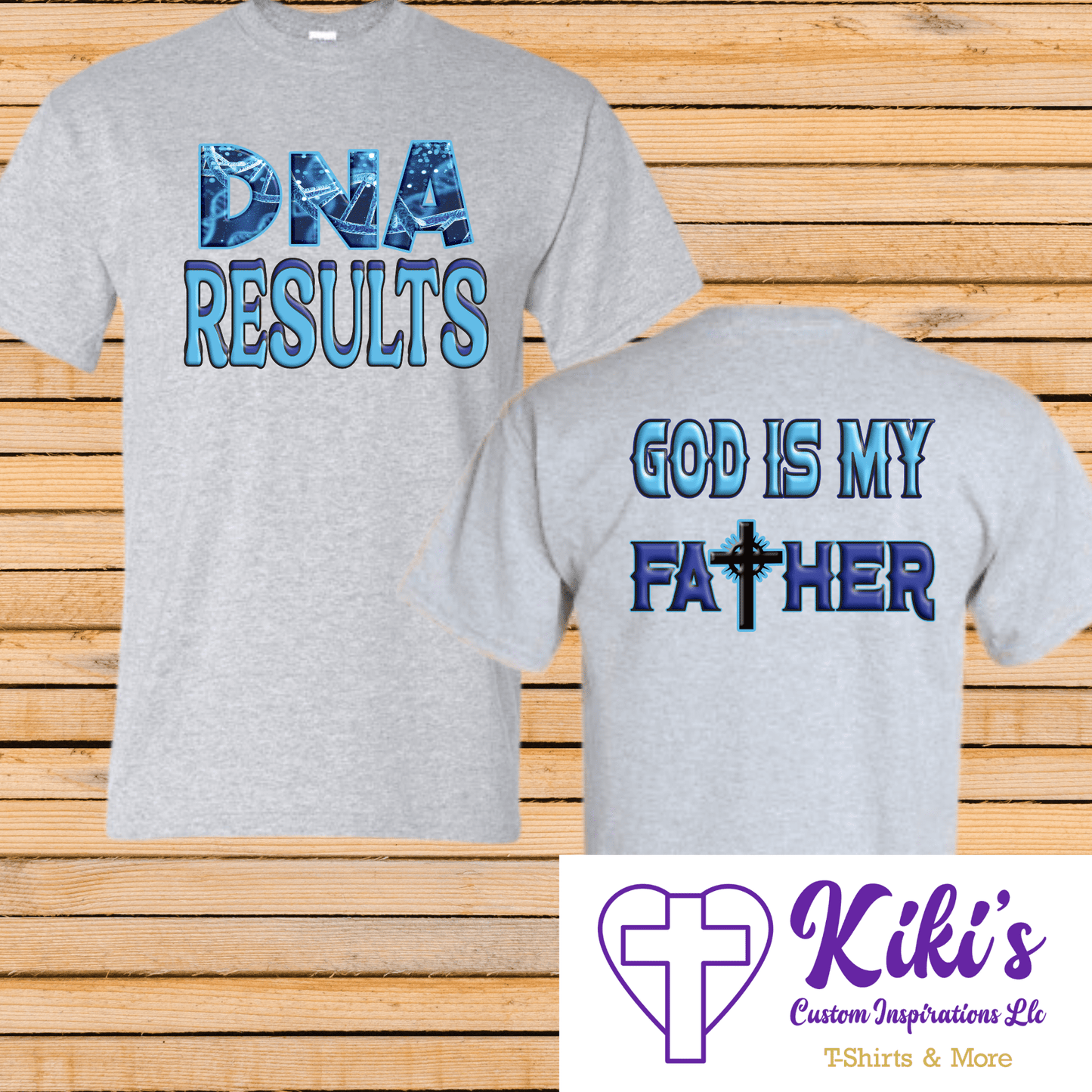 Men's DNA Results T-Shirt - Kiki's Custom Inspirations T-Shirt