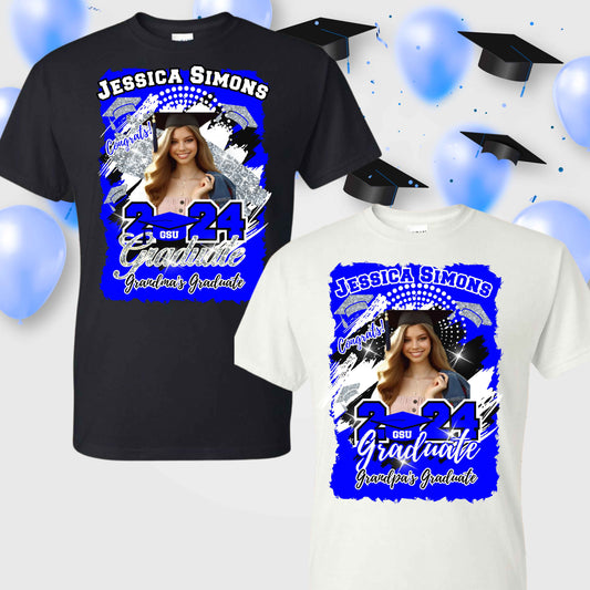 Personalized Grad T-Shirts - Kiki's Custom Inspirations DTF T-Shirt, T-Shirt Personalized Grad T-Shirts - Kiki's Custom Inspirations DTF T-Shirt, T-Shirt