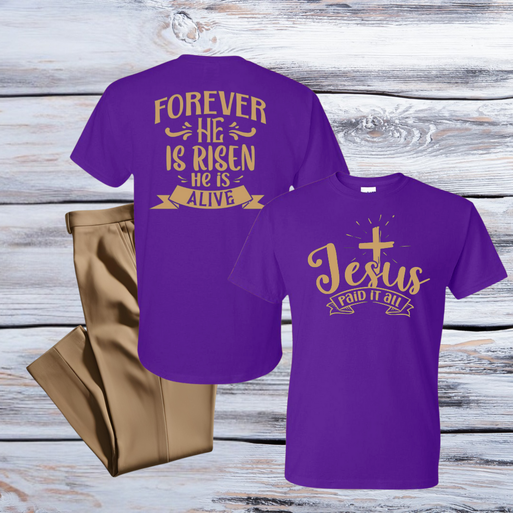 Jesus Paid It All T-Shirt - Kiki's Custom Inspirations