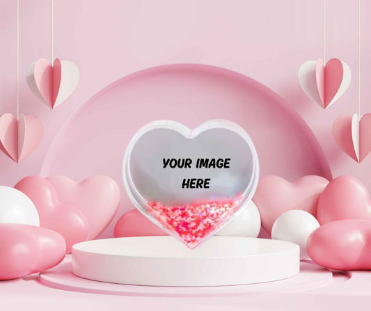 Single or Double Heart Snow Globes (with hearts) - Kiki's Custom Inspirations Snow Globes Single or Double Heart Snow Globes (with hearts) - Kiki's Custom Inspirations Snow Globes