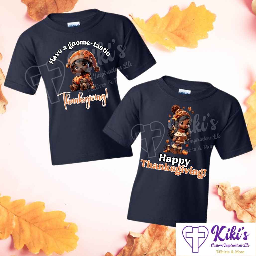 Thanksgiving Youth T-Shirts (Various Colors) - Kiki's Custom Inspirations