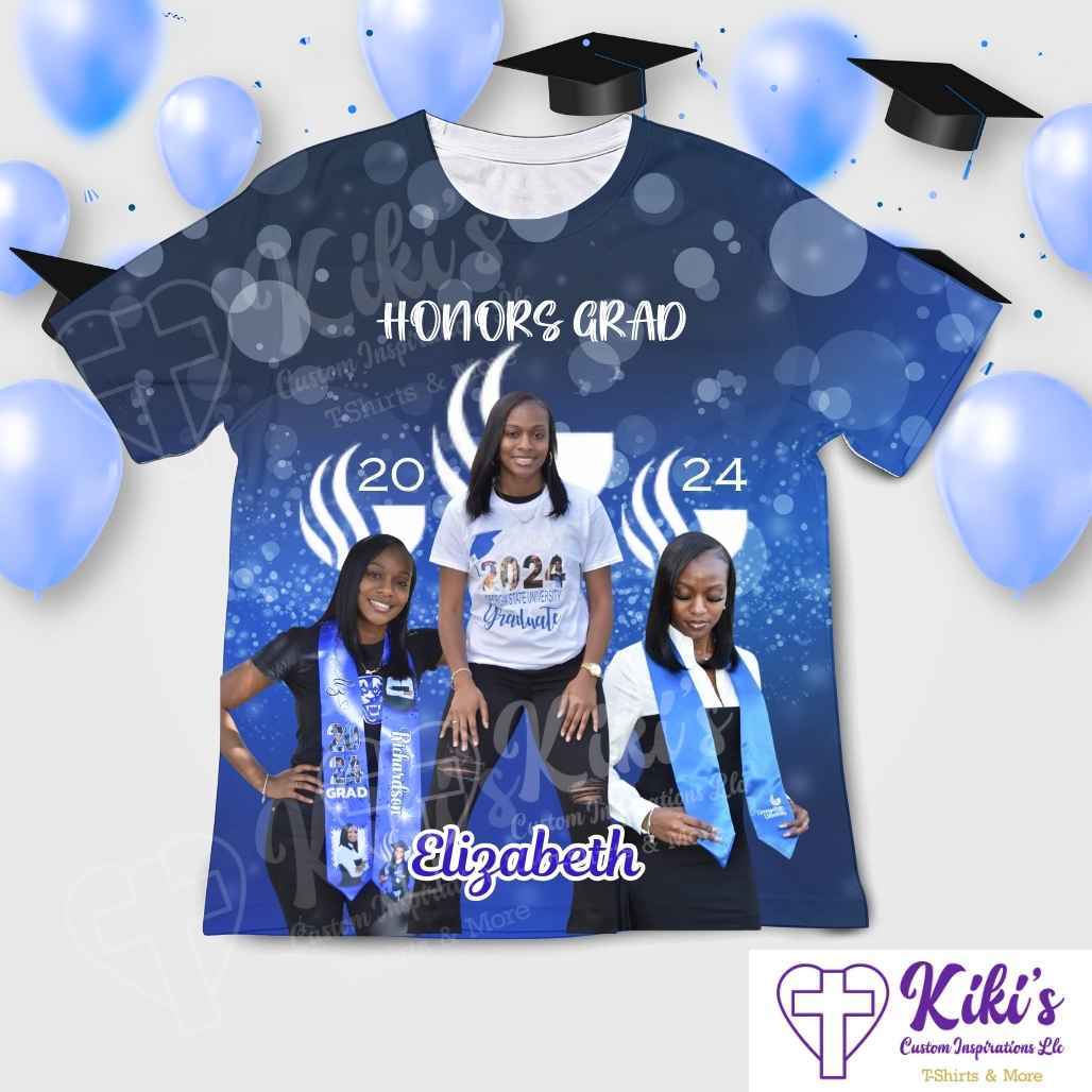 Grad All Over Shirt (2 Style Options)