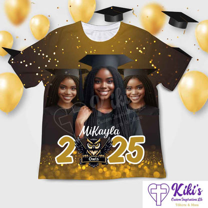 Grad All Over Shirt (2 Style Options) - Kiki's Custom Inspirations