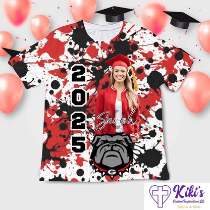 Grad All Over Shirt (2 Style Options) - Kiki's Custom Inspirations