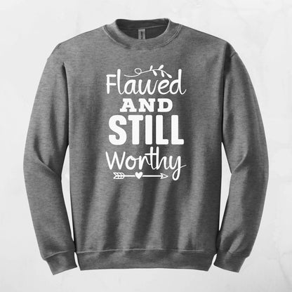 Flawed & Still Worthy Vinyl Apparel - Kiki's Custom Inspirations
