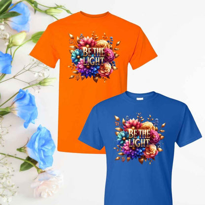 Purpose & Light (Floral) Inspirational T-Shirts - Kiki's Custom Inspirations