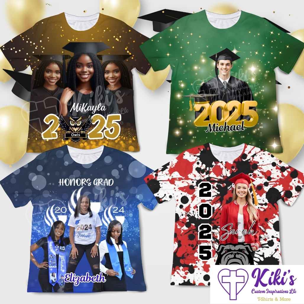 Grad All Over Shirt (2 Style Options)