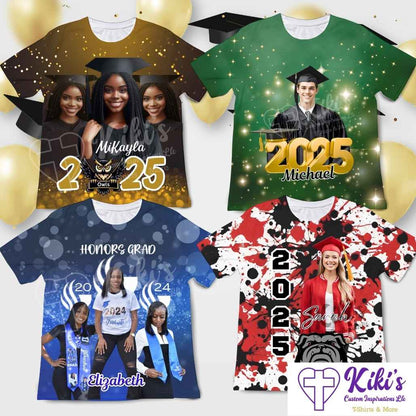Grad All Over Shirt (2 Style Options) - Kiki's Custom Inspirations