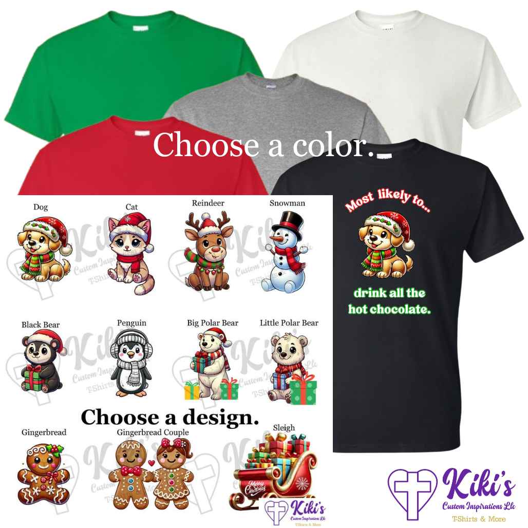 Kids Christmas Family PJ Shirts
