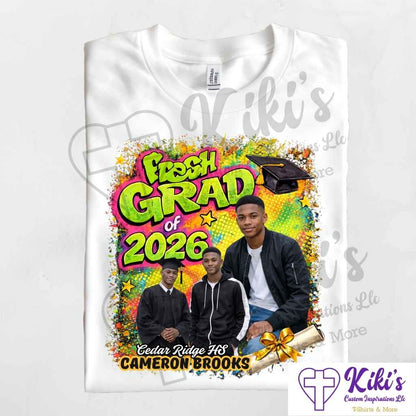 Custom Graduation Family T-Shirts | Personalized Photo Grad Shirts | Single or Bundle Packs