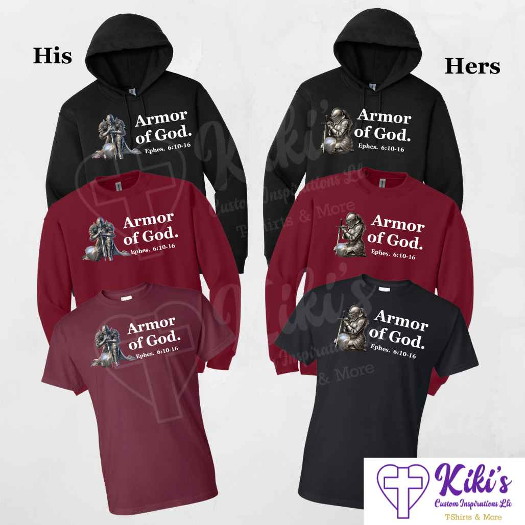 Armor of God Apparel - Kiki's Custom Inspirations T-Shirt, Hoodie, Sweatshirt