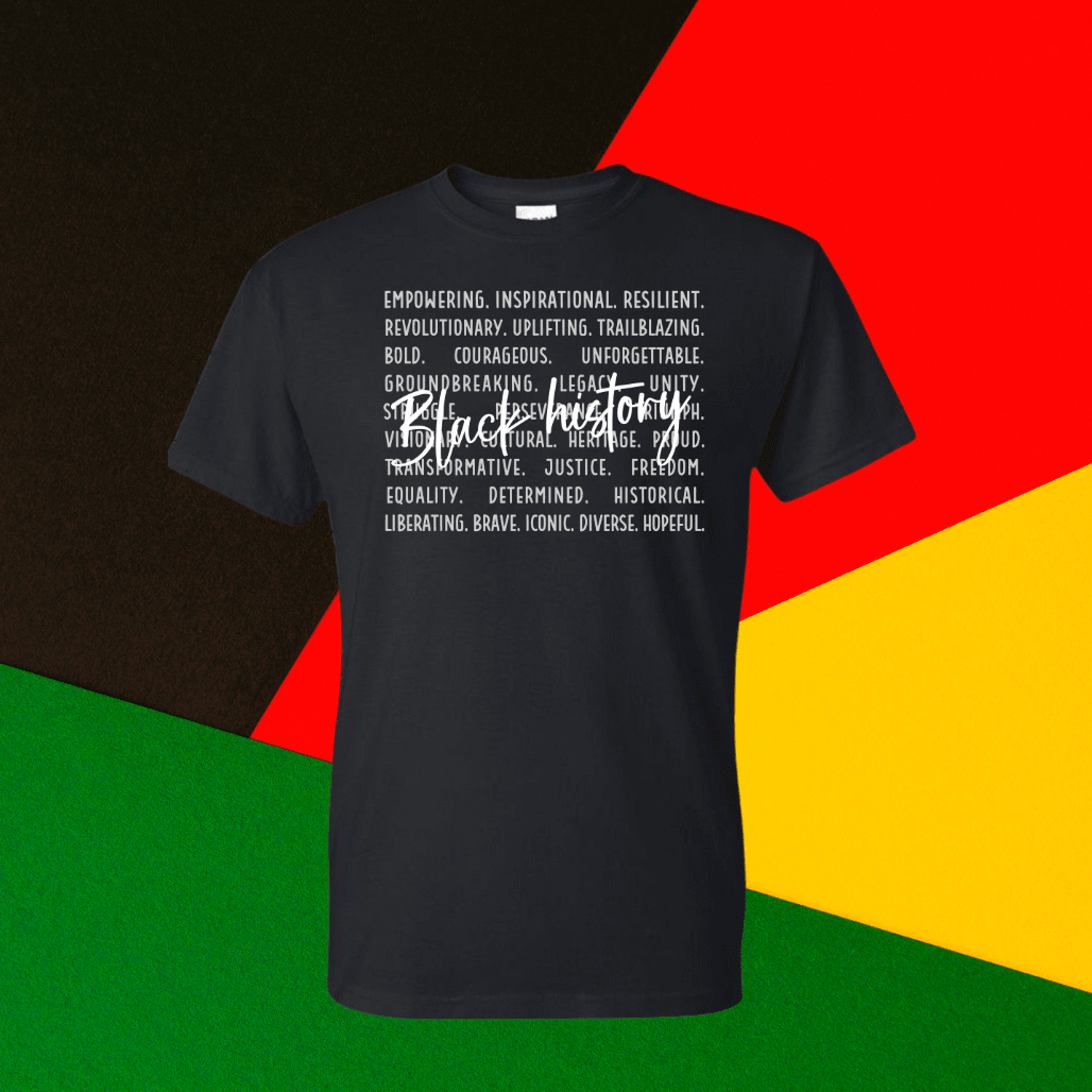 Black Empowerment Tshirt - Kiki's Custom Inspirations DTF T-Shirt, T-Shirt