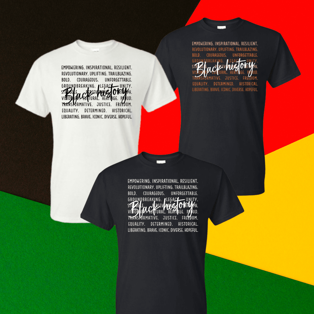 Black Empowerment Tshirt - Kiki's Custom Inspirations DTF T-Shirt, T-Shirt