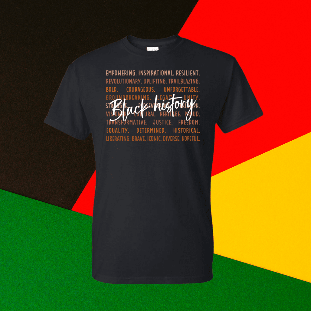 Black Empowerment Tshirt - Kiki's Custom Inspirations DTF T-Shirt, T-Shirt