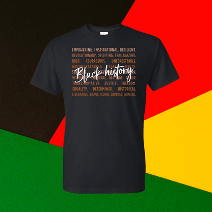 Black Empowerment Tshirt - Kiki's Custom Inspirations DTF T-Shirt, T-Shirt