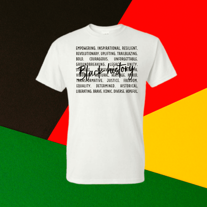 Black Empowerment Tshirt - Kiki's Custom Inspirations DTF T-Shirt, T-Shirt