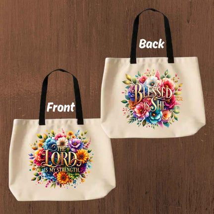 Blessed Tote Bag - Kiki's Custom Inspirations tote bag