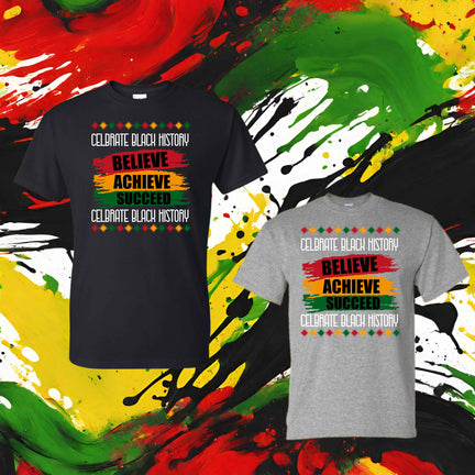 Celebrate Black History T-Shirt - Kiki's Custom Inspirations DTF T-Shirt, T-Shirt