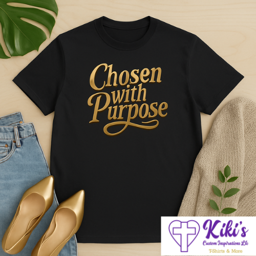 Chosen with Purpose T-Shirt – Christian Faith Graphic Tee