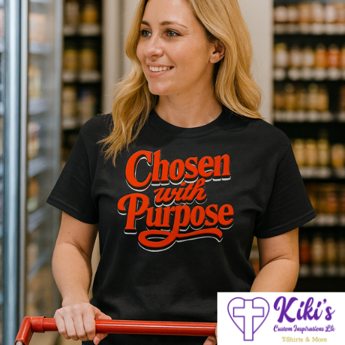 Chosen with Purpose T-Shirt – Christian Faith Graphic Tee