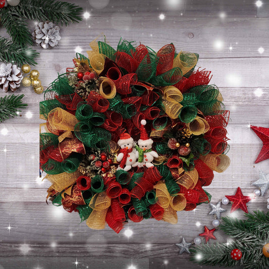 Christmas Spirit Wreath - Kiki's Custom Inspirations wreaths