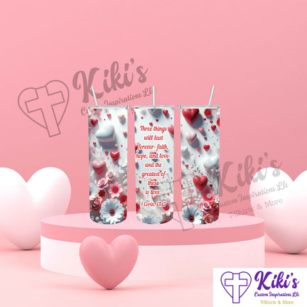 Corinthians Love Tumbler - Kiki's Custom Inspirations