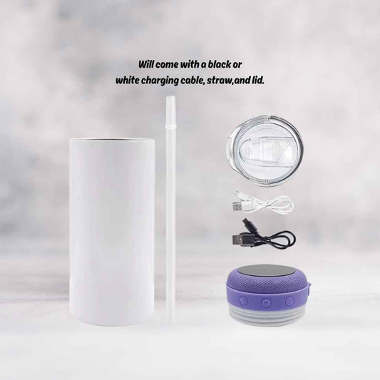 Custom Bluetooth Speaker Tumblers (20oz.) - Kiki's Custom Inspirations Drinkware