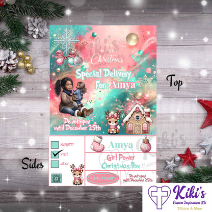 Custom Christmas Box - Kiki's Custom Inspirations Christmas Box