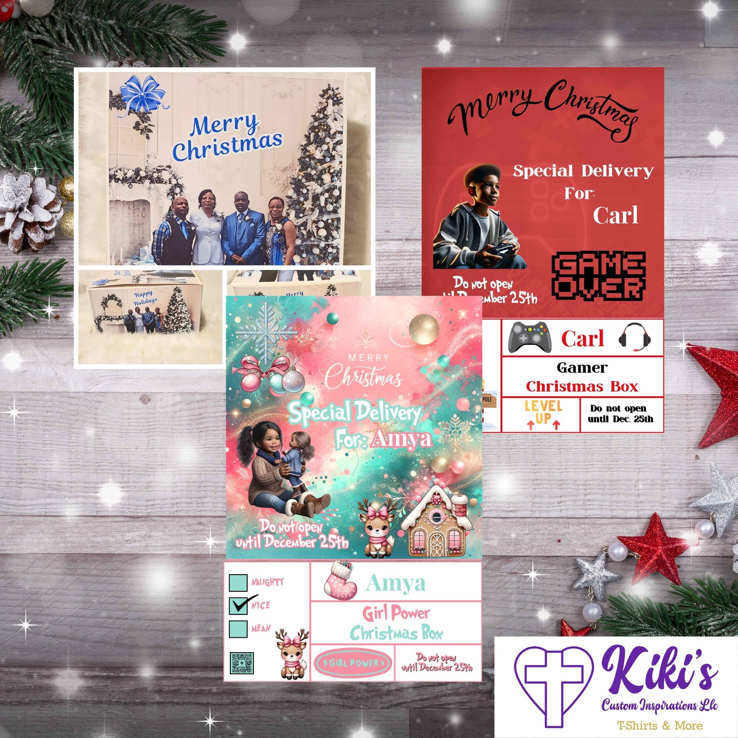 Custom Christmas Box - Kiki's Custom Inspirations Christmas Box