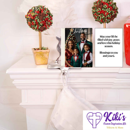 Custom Christmas Cards (Set of 12) - Kiki's Custom Inspirations Christmas Cards