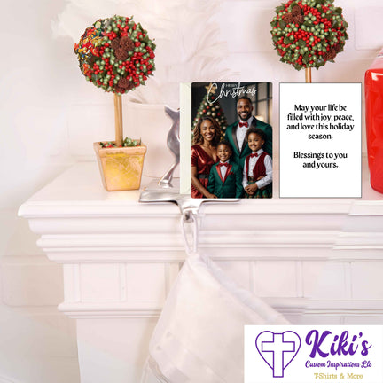 Custom Christmas Cards (Set of 12) - Kiki's Custom Inspirations Christmas Cards
