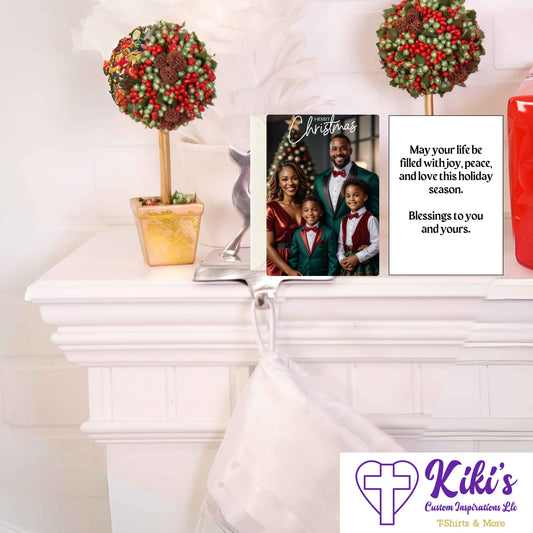 Custom Christmas Cards (Set of 12) - Kiki's Custom Inspirations Christmas Cards