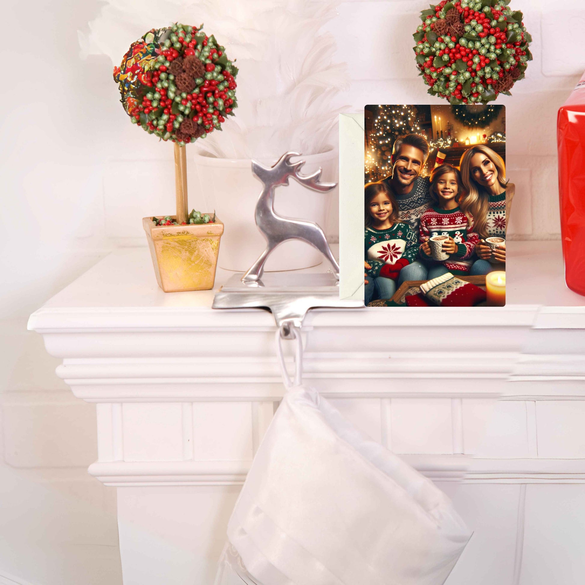 Custom Christmas Cards (Set of 12) - Kiki's Custom Inspirations Christmas Cards