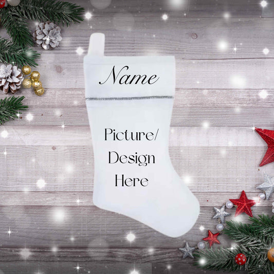 Custom Christmas Stocking - Kiki's Custom Inspirations Christmas Stocking