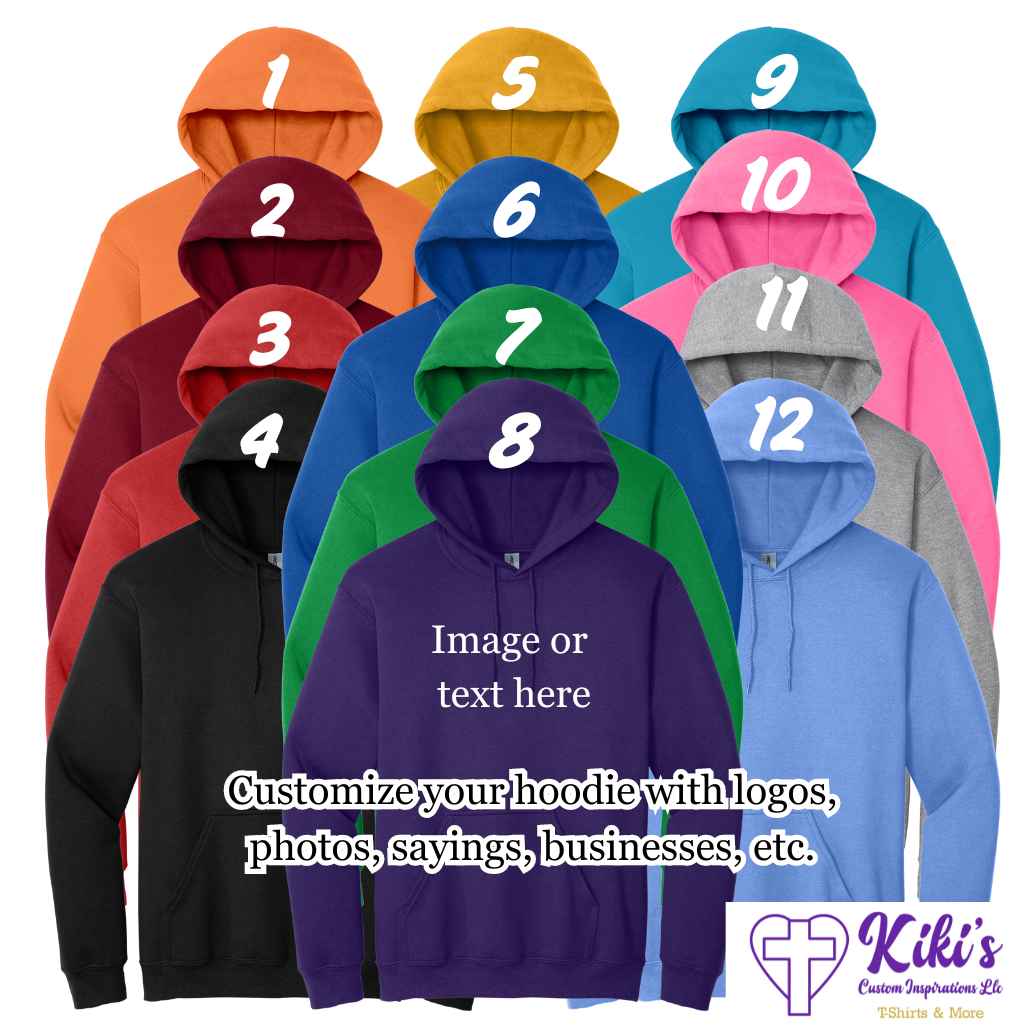 Custom Hoodies - Kiki's Custom Inspirations Hoodie