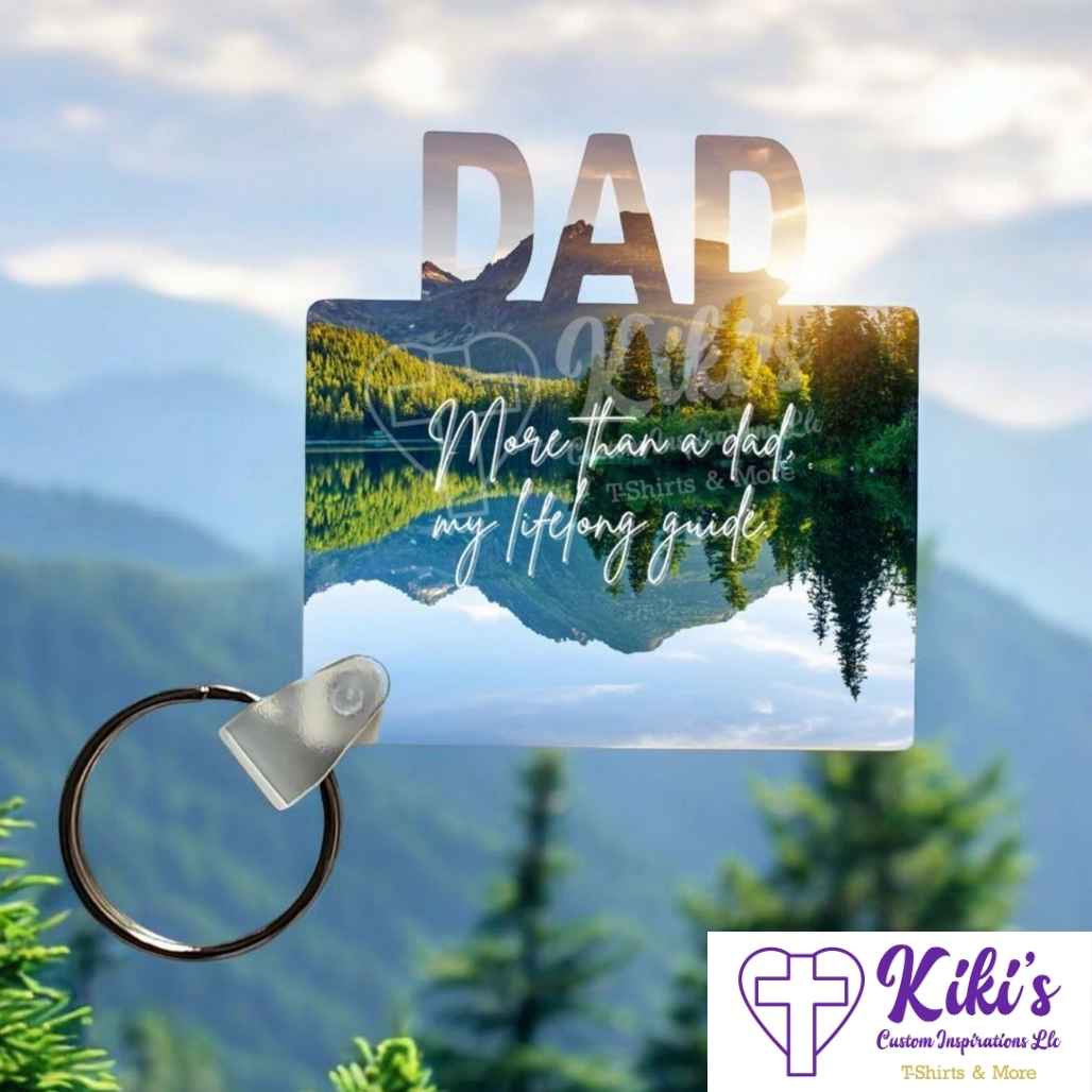 Dad scenery keychain