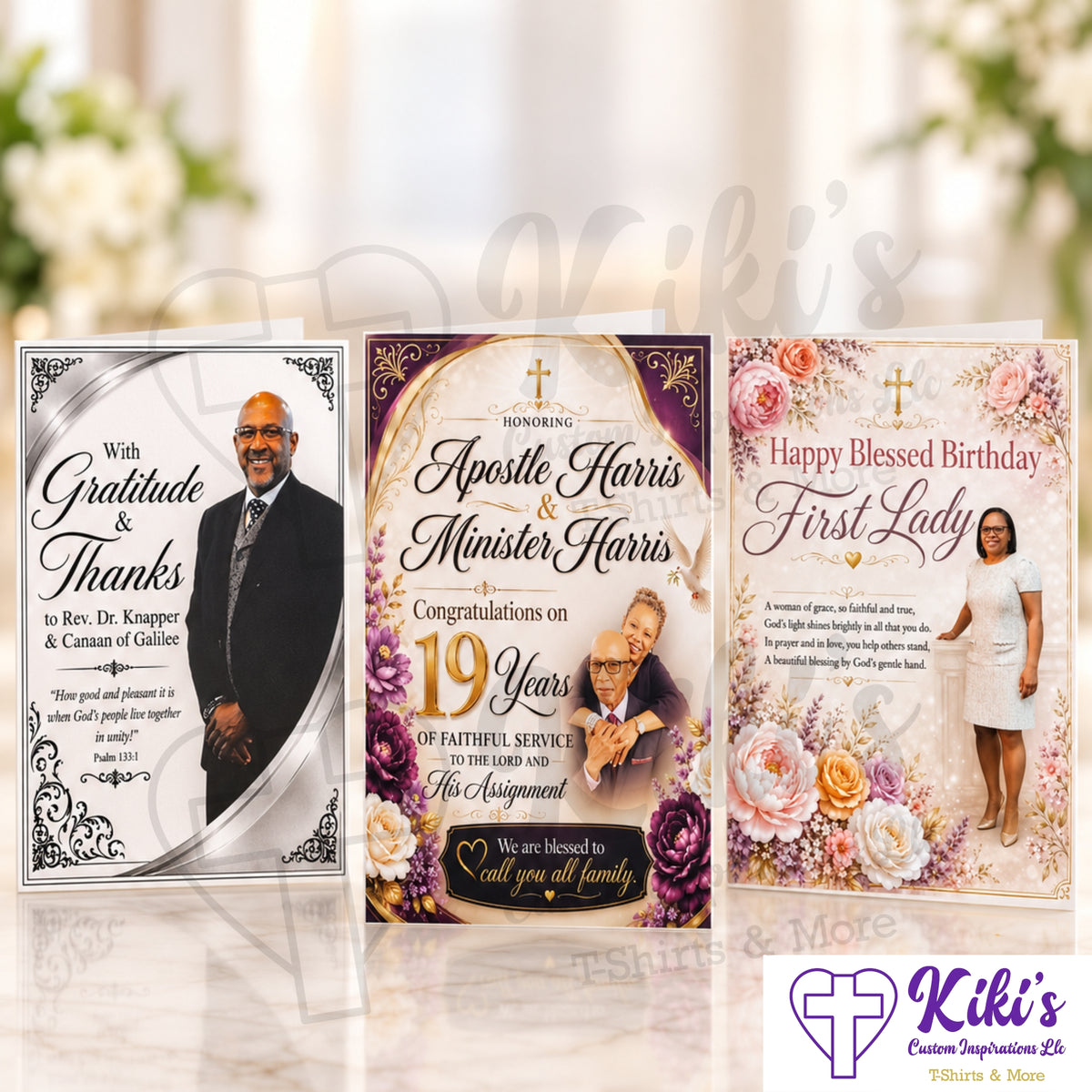 Custom Personalized Greeting Card | 5x7 Photo Card for Birthday, Thank You, Appreciation & More