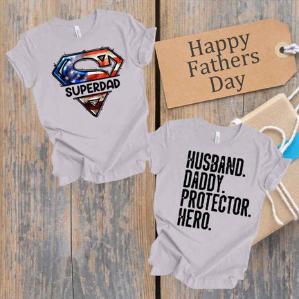 Dad the Hero T-Shirts - Kiki's Custom Inspirations DTF T-Shirt