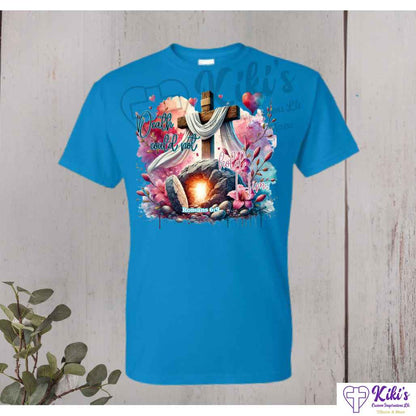 Death Could Not Hold Him Easter Tshirts - Kiki's Custom Inspirations DTF T-Shirt, T-Shirt