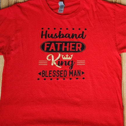 Father's Titles T-Shirt - Kiki's Custom Inspirations Vinyl T-Shirt