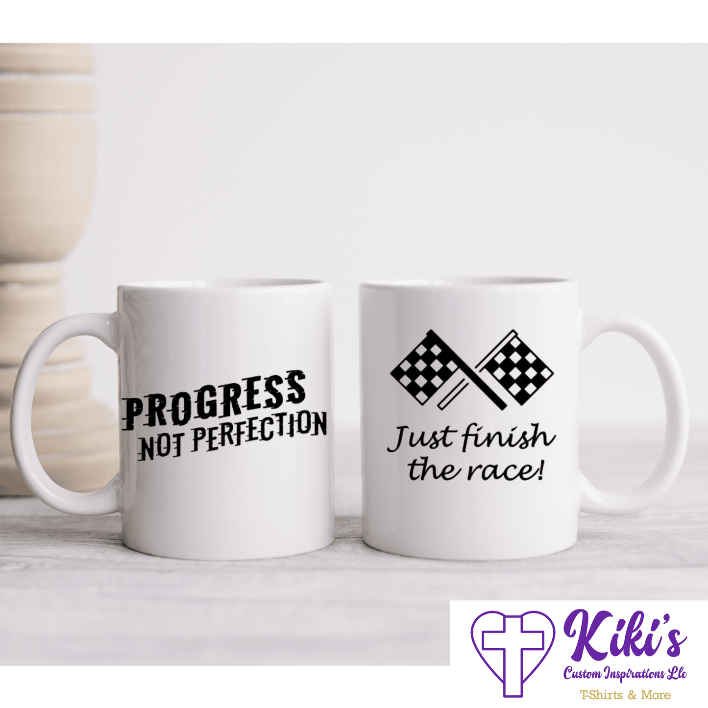 Finish The Race Mug - Kiki's Custom Inspirations Drinkware