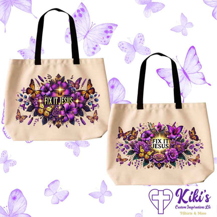 Fix It Jesus Tote Bag - Kiki's Custom Inspirations tote bag