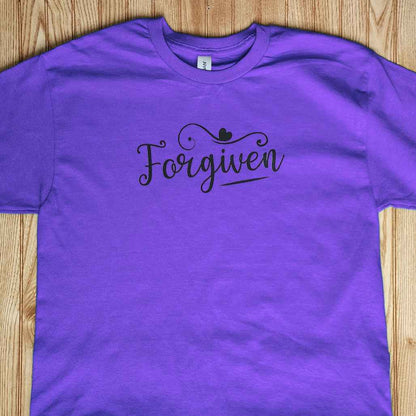 Forgiven T-Shirt - Kiki's Custom Inspirations DTF T-Shirt, Vinyl T-Shirt
